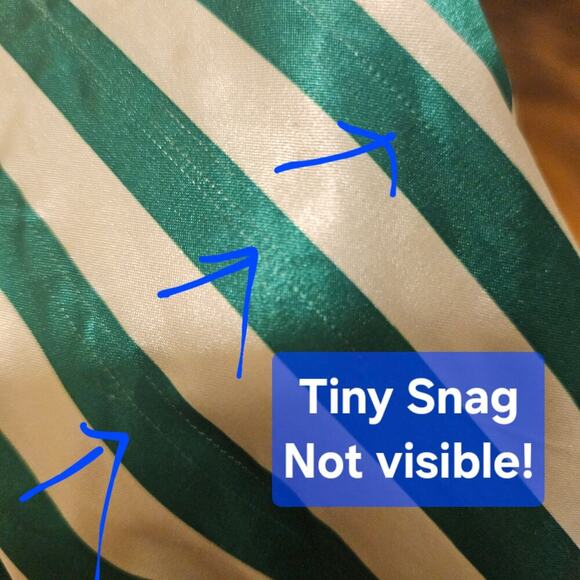 Show Me Your Mumu XXL Green White Satin Feel jammies. Soft. Sexy. Stylish. NY. - Picture 8 of 16